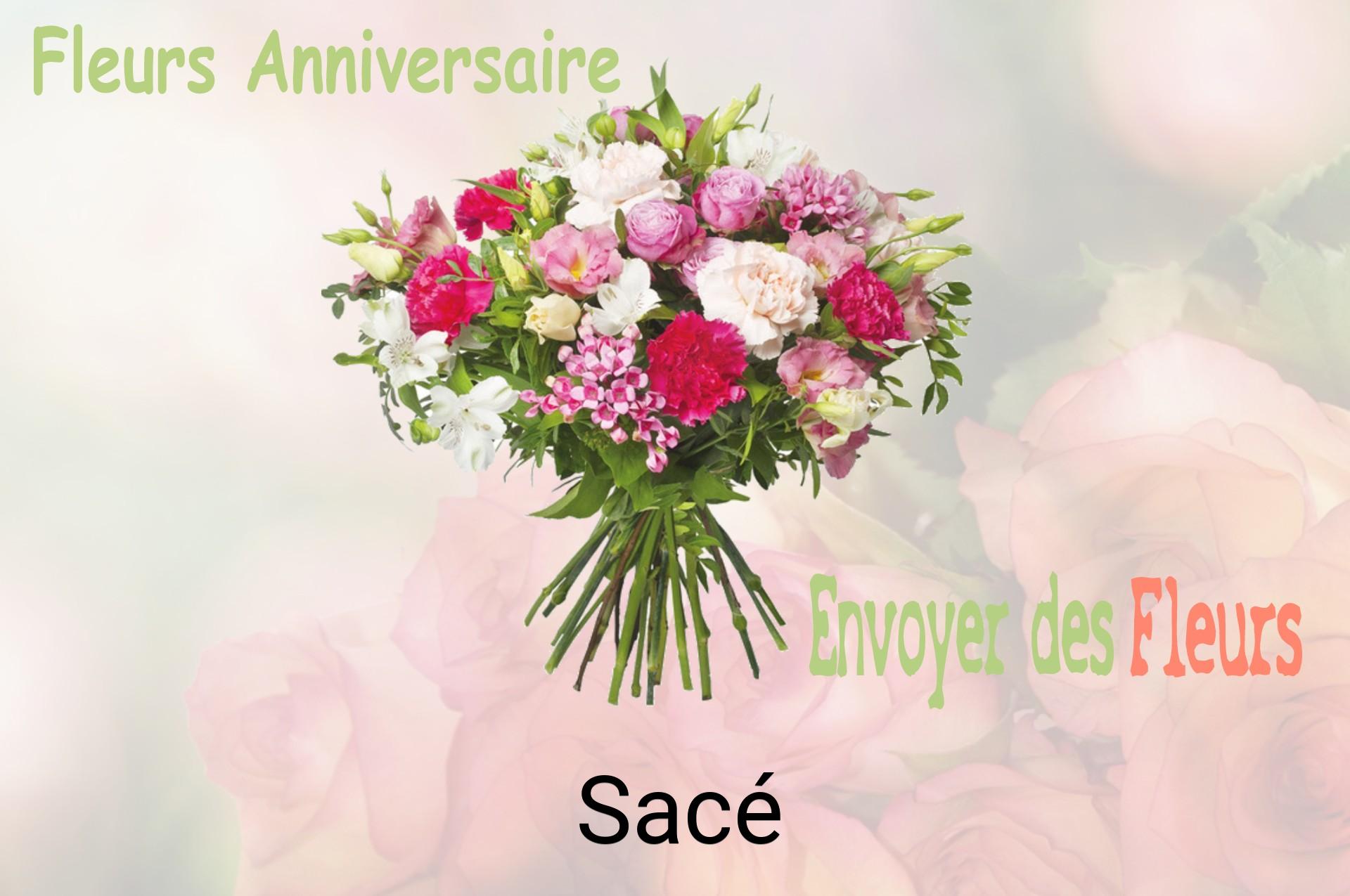 Bouquet de fleurs d’anniversaire livré à Sacé